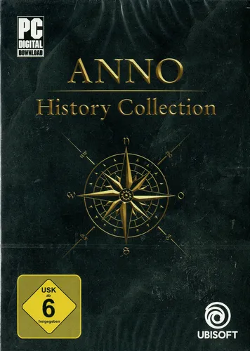 Anno History Collection (PC) – 4 Klassiker in HD mit Erweiterungen - Erlebe die Anno-Geschichte in einer Sammlung von vier gefeierten Aufbau-Simulations-Klassikern. Optimiert für moderne Systeme und mit 4K-Auflösung - ideal für Strategie-Fans!
