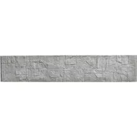 Betonzaun-Platte Flagstone 200 cm x 38,5 cm x 3 cm - Langlebige Betonzaun-Platte Flagstone für effektiven Sichtschutz im Garten. Mit natürlichem Aussehen und einfacher Montage dank Nut- und Federsystem. Robuste Qualität für jedes Wetter und individuelle Gestaltungsmöglichkeiten.
