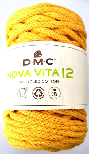 DMC Nova Vita 12 recycled cotton Farbe 092 Gold 55 Meter 250g Nr. 384 (0,09€/m)