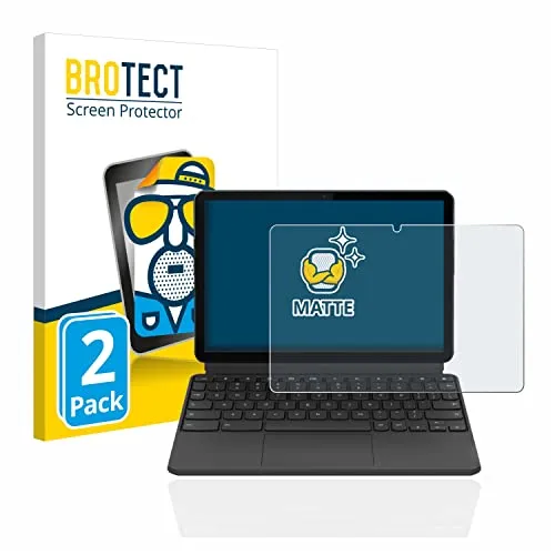 BROTECT Entspiegelungs-Schutzfolie für Lenovo IdeaPad Duet Chromebook 10.1" (im Querformat) (2 Stück) Matte, Anti-Fingerprint