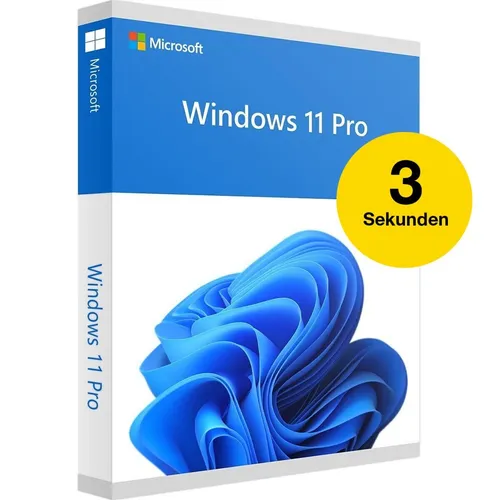 Windows 11 Pro ESD - Zertifiziert, leistungsstarkes Betriebssystem mit BitLocker-Verschlüsselung und erweiterten Funktionen für Unternehmen