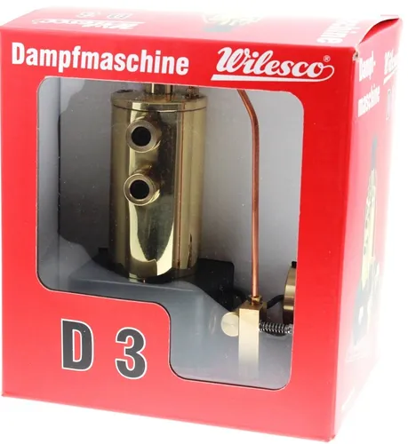 Wilesco D 3 Dampfmaschine - Wissenschaftsset - Erleben Sie die Faszination der Dampfmaschine mit diesem hochwertigen Modell von Wilesco. Ideal für Experimente und zum Lernen von Physikprinzipien.