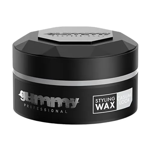 Gummy Professional Casual Look | Hair Styling Wax | Casual Look Haarwachs | Lässiger Look Wachs | Matte Wax | 150ml (1 Stück)