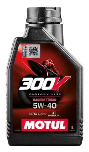 Motoröl 1L Motul 300V Factory Line RR 5W-40 für BMW K 1200 - Hochleistungs-Motoröl für optimale Leistung und Schutz des Motors, speziell entwickelt für Sport- und Rennanwendungen.