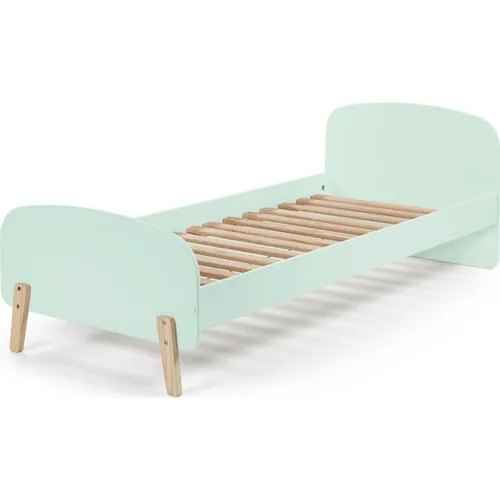 Vipack Einzelbett Kiddy 90x200 cm - Mintgrün für Kinder - Hochwertiges Einzelbett aus MDF mit mintgrüner Lackierung, ideal für Kinderzimmer. Inklusive Lattenrost und mit gerundeten Kopf- und Fußteilen für mehr Sicherheit.