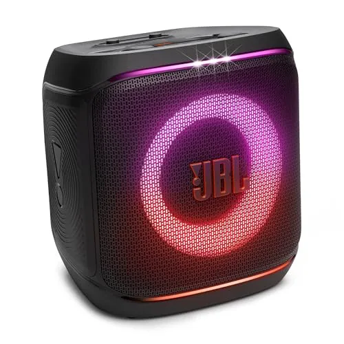 JBL Partybox Encore 2 - Bluetooth Partylautsprecher, Schwarz - Partyboxen mit JBL Pro Sound und AI Sound Boost für kristallklaren Klang. Bis zu 15 Stunden Wiedergabezeit und spritzwasserfest nach IPX4 – perfekt für jede Feier!