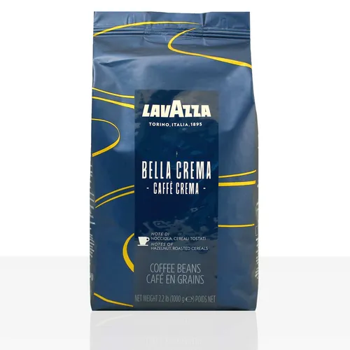 Lavazza Bella Crema Caffe Crema - 1kg ganze Kaffee-Bohne - Kaffee, 100% Arabica für ein vollmundiges Aroma, perfekt für Espresso-Liebhaber und Kaffeegenießer.