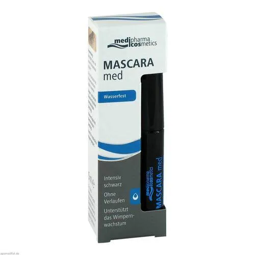 MASCARA med wasserfest 5 ml - Wassertropfenresistente Wimperntusche - Sonstige, wasserfest für langanhaltenden Halt und perfekt definierte Wimpern, ideal für jeden Anlass.