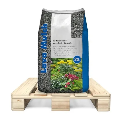 LAVAMULCH Anthrazit 8-16 MM 800 l Gartengestaltung Dekoration Unkrauthemmend Hof