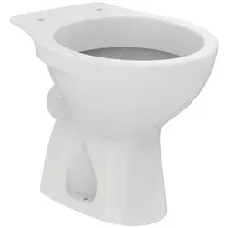 Ideal Standard Eurovit Standtiefspül WC W333101 - Elegantes Design in Weiß - Sanitäranlagen & Zubehör - Bodeneinbau mit waagrechtem Abgang, ideal für moderne Badezimmerlösungen.