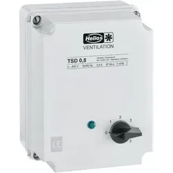 Helios TSD 3,0 Trafo-Drehzahlsteller - Lüftungstechnik mit präziser Drehzahlsteuerung für Lüftungssysteme. Fünf einstellbare Schaltstufen für optimale Anpassung und Energieeffizienz.