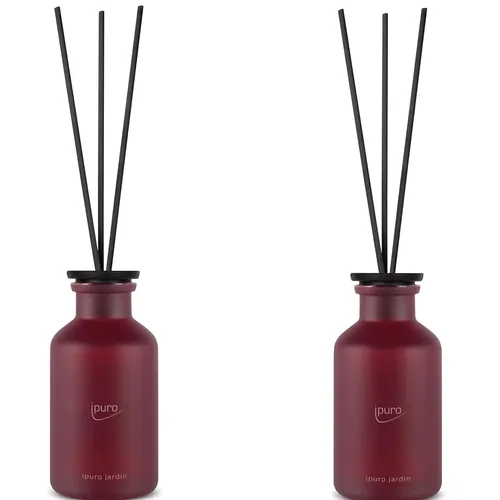 ipuro Classic Raumduft Jardin 240ml | Exotischer Garten Duft mit Limette & Rose - Festen & Flüssigen Lufterfrischer mit langanhaltender Duftwirkung. Erfrischende Kopfnote und romantische Herznoten verwandeln Ihr Zuhause in eine duftende Oase.