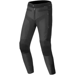 Bogotto Tek-M wasserdichte Motorrad Leder-Textilhose, schwarz, Größe XS für Männer - Hochwertige Kombination aus Polyamid und Büffelleder an den Beanspruchungspunkten, ergonomischer Schnitt für optimalen Komfort und Mobilität, ideal für Motorradfahrer.