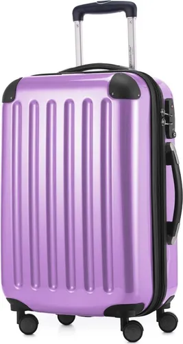 HAUPTSTADTKOFFER Alex - Erweiterbarer Handgepäck Hartschalen-Koffer - Kompakter Kabinen-Trolley (55 x 36 x 21 cm) mit 42 Litern Volumen und leichtläufigen 4 Rollen. Ideal für jede Airline, bruchsicher und mit TSA-Zahlenschloss für mehr Sicherheit. Perfekt für stressfreies Reisen!