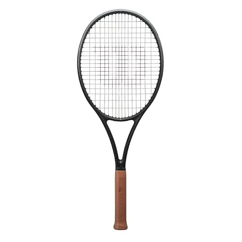 Wilson RF 01 Strung Performance Tennisschläger – Griffgröße 9,5 cm, besaitet mit Sensation 16 Natural bei mittlerer Spannung