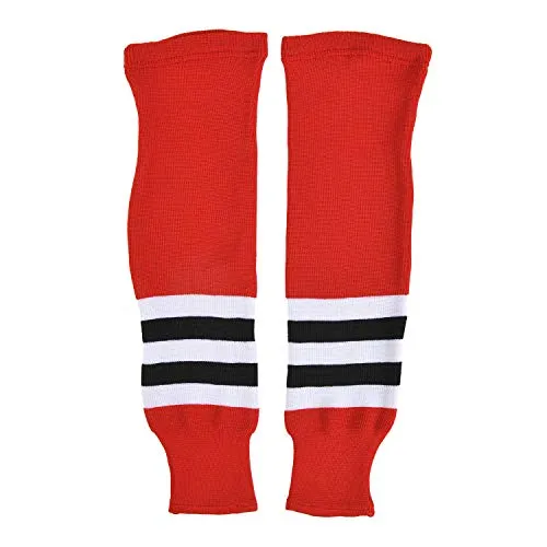 Sherwood Unisex Kinder Sokken Sher-wood Nhl Stutzen, Rot/Schwarz/Weiß, Junior EU
