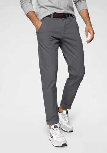 Bruno Banani Chinohose mit Gürtel, Gr. 30 - Länge 34, dunkelgrau - Modische Chinohose mit abnehmbarem Gürtel, ideal für lässige und elegante Anlässe. Bequeme Passform dank Stretchanteil und praktische Taschen für Alltag und Freizeit.