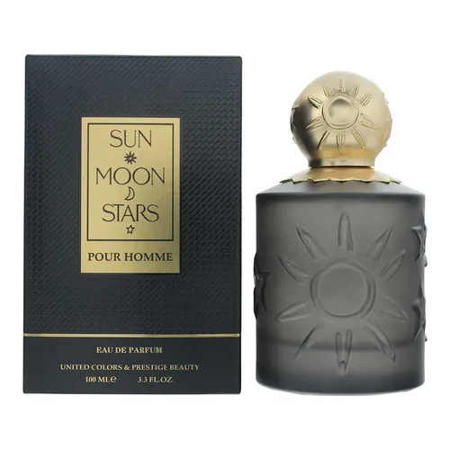 United Colors Prestige Beauty Sun Moon Stars Pour Homme EDP 100ml - Eau De Parfum für Herren mit 100ml Inhalt. Der Duft vereint frische und elegante Noten für einen unvergesslichen Auftritt. Ideal für besondere Anlässe.