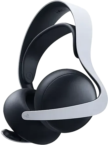SONY PlayStation Pulse Elite Wireless Gaming Headset mit Case - Bluetooth Kopfhörer Over Ear mit planaren Magnettreibern für lebensechten Sound, ultraniedriger Latenz und bis zu 30 Stunden Akkulaufzeit – ideal für intensives Gaming.
