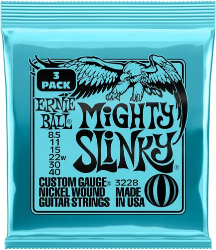 ERNIE BALL 3228 3D Mighty Slinky 0085-040 3D Pack