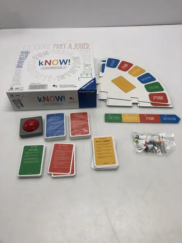 Ravensburger - Know! - Gesellschaftsspiel Quizspiel zum Spielen ,! Französisch!