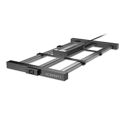 AC Infinity IONFRAME EVO3 LED Grow Light - Pflanzenlampen mit 840 Dioden und 280W Vollspektrum für optimale Pflanzenbeleuchtung, ausgestattet mit Zeitplansteuerung und passiver Kühlung für effizienten Innenanbau.
