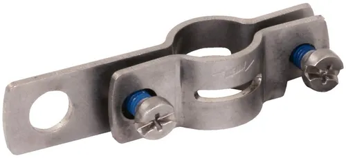 DEHN PA-Anschlusselement PAE 18 EX AB11 V2A - Blitzschutz Zubehör aus Edelstahl 304 (V2A), langlebig und korrosionsbeständig, ideal für sichere Erdungsanschlüsse in der Gebäudetechnik.