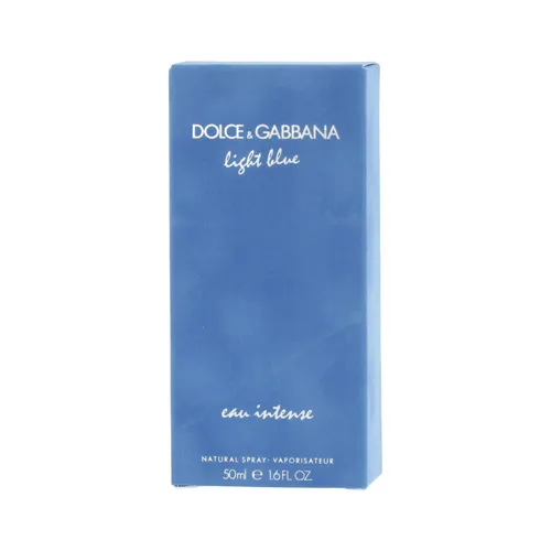 Dolce & Gabbana Light Blue Eau Intense Eau de Parfum Spray (50 ml) - Damen Parfum mit einem erfrischenden Duft aus sizilianischer Zitrone und Apfel, ideal für den Sommer und perfekt für den täglichen Gebrauch.