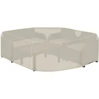 tepro Universal Abdeckhaube für Gartenmöbel - Schutzhüllen für Gartenmöbel, wasserabweisend und UV-beständig für ganzjährigen Schutz deiner Sitzgruppe.