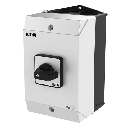 Eaton Stern-Dreieck-Schalter T3 32A Lasttrennschalter 222906 - Robuster Stern-Dreieck-Schalter für effiziente Motorsteuerung bis 18,5 kW, IP65 Schutz für den professionellen Einsatz, ideal für industrielle Anwendungen.