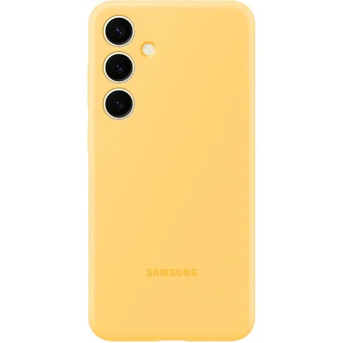 Samsung Silicone Smartphone EF-PS926 für Galaxy S24+ – Schlanke Handy-Hülle in Gelb - Optimale Kombination aus Stil und Schutz: Das schlanke Silikon-Case bietet perfekten Halt, schützt vor Stößen und Kratzern und ist passgenau für das Galaxy S24+.