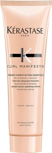 Kérastase Curl Manifesto Fondant Hydration Essentielle 250 ml - Hochwertiger Fondant für lockiges Haar, spendet intensive Feuchtigkeit und verleiht seidigen Glanz. Ideal für frizzfreies Styling bei hoher Luftfeuchtigkeit.