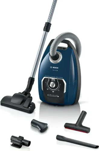 Bosch Staubsauger mit Beutel Serie 8 BGL8XPER - ideal für Allergiker, 10 Jahre Motorgarantie und leise mit nur 68 dB(A)