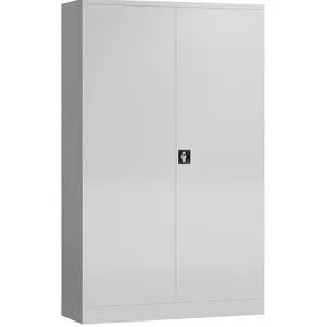 ClassiX Aktenschrank X-530387, abschließbar und robust - Büroschrank aus Metall, abschließbar mit 4 höhenverstellbaren Fachböden. Ideal für die sichere Aufbewahrung von Dokumenten, Maße: 120 x 195 x 60 cm.