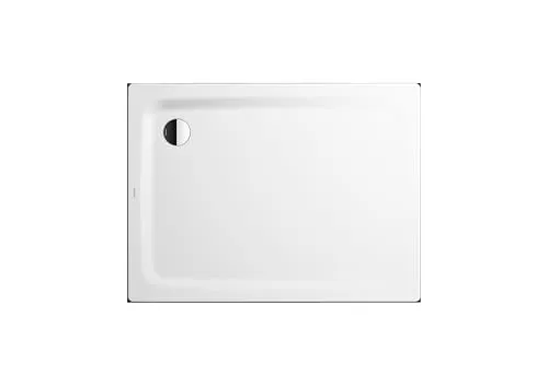 Kaldewei Superplan Classic Duschwanne 90 × 120 cm - Elegante, extrem flache Duschwanne mit nur 25 mm Tiefe, ideal für bodenebenen Einbau. Hochwertiges Stahl-Email für langlebige Nutzung.