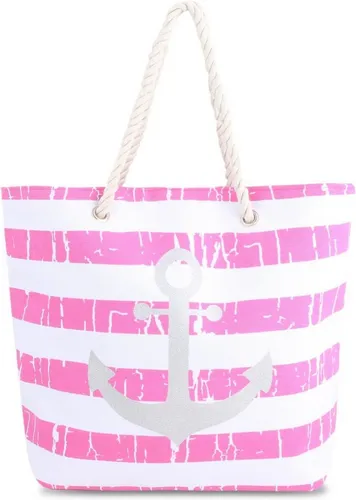 normani Strandtasche Bequeme Sommer-Umhängetasche, Strandtasche, Schultertasche als Henkeltasche tragbar