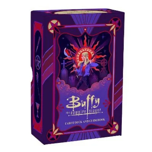 Buffy the Vampire Slayer Tarot Deck and Guidebook - Tarot-Deck und Begleitbuch, inspiriert von der Kultserie, ideal für Fans und Tarot-Liebhaber, 78 Karten für tiefere Einblicke.