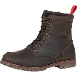 IXS Classic Schuh Oiled Leather Gr 47 - Biker Motorrad Stiefel für stilvolle Fahrer - Motorradstiefel in Größe 47 aus hochwertigem geöltem Leder, ideal für Biker, die Stil und Komfort zu Jeans suchen.