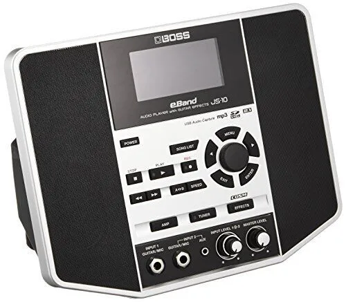 Boss eBand JS-10 Audio Player mit Gitarreneffekten - Gitarren Multieffekte mit 12 hochwertigen Effekten, ideal für kreative Musiker und Bandproben.
