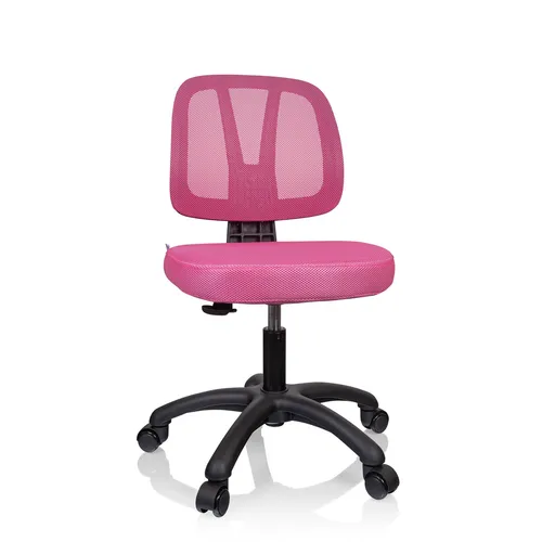 hjh OFFICE 736421 Kinder Schreibtischstuhl Kid YU 200 - Ergonomischer Kinder-Drehstuhl mit atmungsaktiver Rückenlehne, ideal für stundenlanges Lernen und Spielen. Stufenlose Höhenverstellung für optimalen Komfort.