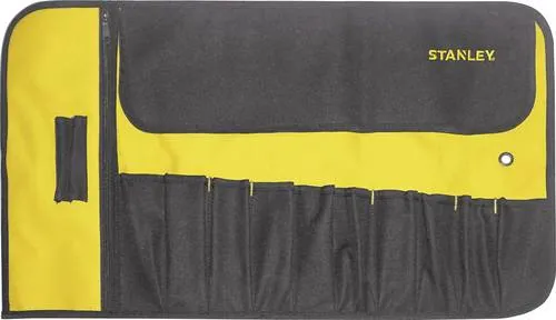 Stanley Werkzeugtasche Rolltasche 1-93-601 - Transporttasche aus robustem Nylon mit 12 Fächern für Handwerkzeuge und großer Dokumententasche, ideal für Handwerker und mobile Einsätze.