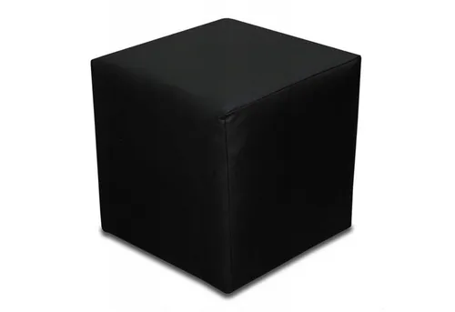 Best for Home Sitzhocker Leder Sitzwürfel - Schwarz - Sitzhocker aus hochwertigem Kunstleder, handwerklich gefertigt und mit optimalem Preis-Leistungs-Verhältnis. Ideal für jeden Wohnraum.