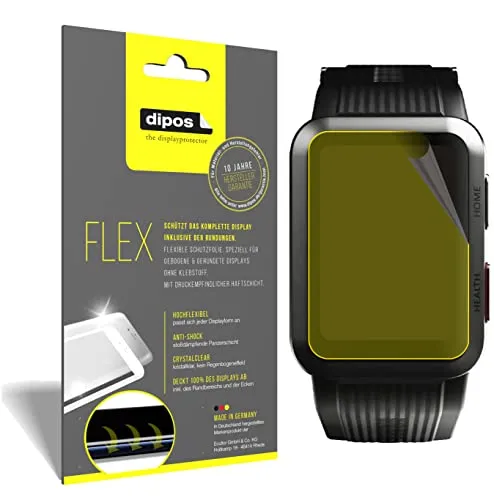 dipos I 2X Schutzfolie 100% kompatibel mit Huawei Watch D Folie I Full Cover 3D Displayschutz-Folie