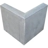 EHL Rasenkantenstein 90 Grad Ecke Grau 25 cm x 25 x 5 cm - Praktische 90° Randsteinecke in Grau, ideal zur einfachen Verlegung mit Nut- und Federsystem, perfekt für die Gestaltung von Gartenwegen und Beeten.