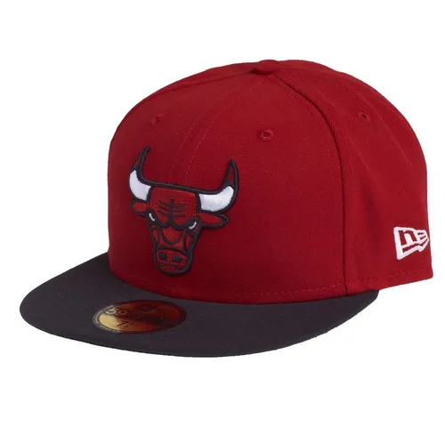 New Era Fitted Cap 59FIFTY NBA Chicago Bulls - Fitted Cap für Fans, aus 100% Polyester, in auffälligem Rot, bietet perfekten Tragekomfort und zeigt deine Unterstützung für die Chicago Bulls.