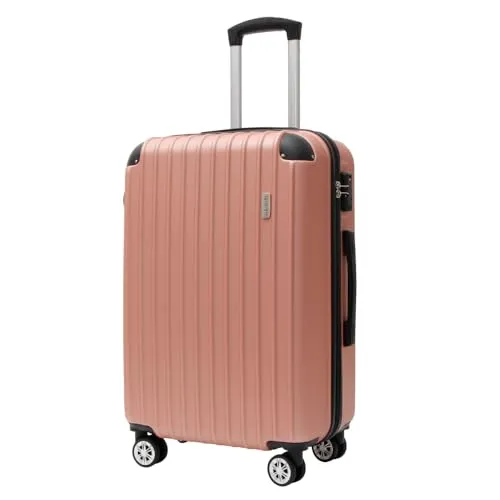Frentree Hartschalen-Trolley Reisekoffer mit TSA-Schloss – 3 Größen verfügbar - Leichter und robuster Reisekoffer aus ABS-Kunststoff mit 4 drehbaren Doppel-Rädern für mühelose Mobilität. Inklusive TSA-Schloss für sichere Gepäckkontrolle auf Reisen.
