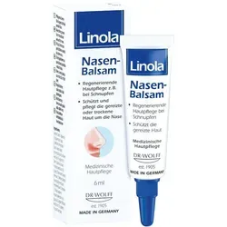 LINOLA Nasen-Balsam 6 ml - Arzneimittel zur Befeuchtung und Pflege der Nasenschleimhaut, ideal bei trockener Luft und Erkältungen.