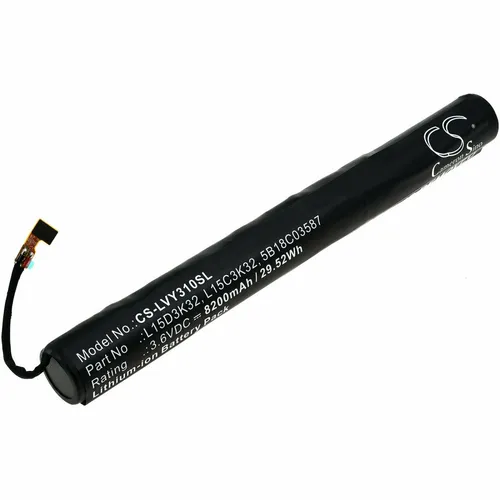 Akku kompatibel mit Lenovo Typ L15D3K32 - 8200mAh Li-Ion - Hochwertiger Li-Ion Akku für Lenovo Tablets, 8200mAh für lange Laufzeiten, ideal für den täglichen Einsatz und zuverlässige Leistung.