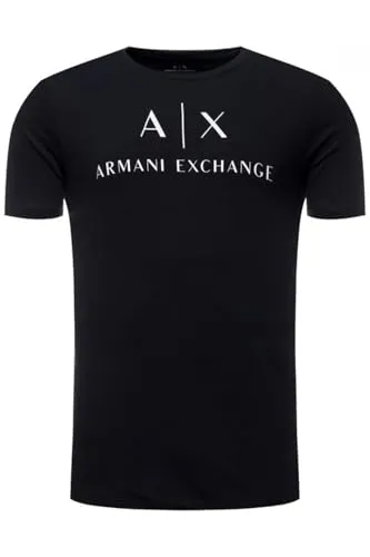 Armani Exchange Herren 8nztcj T-Shirt, Blau, S - T-Shirts für Herren mit Brand Logo, stylisches Design und angenehmer Tragekomfort für jeden Anlass.