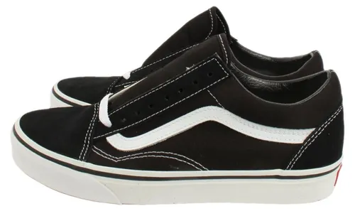 Vans Old Skool Sneaker schwarz 36 EU - Stylische Sneaker für Skateboarding, aus hochwertigem Leder und Textil, in Größe 36 und klassischem Schwarz, ideal für sportliche Looks.